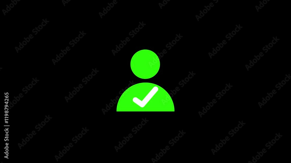 Aufkleber check icon for your project.user, person, add user, identity verification symbol and man icon with c