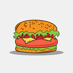 burger poster design for your burger food business