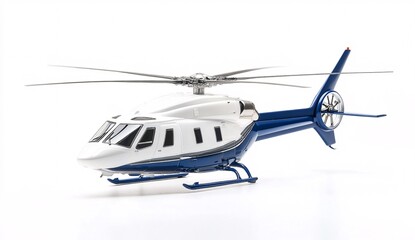 Fototapeta premium helicopter isolated on white