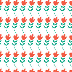 seamless pattern with christmas trees