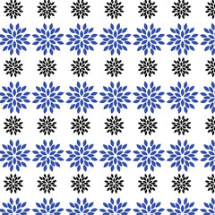 seamless pattern with snowflakes
