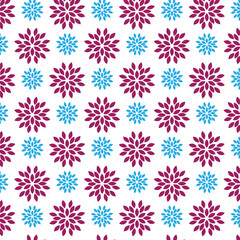 seamless pattern with snowflakes