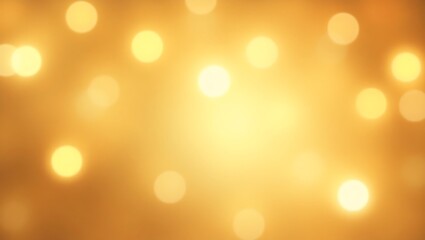 Golden Bokeh Glow Background