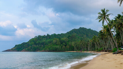 A view of a secret beach called Wai Chaek Beach located on Koh Chang, Trat Province, Thailand.