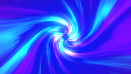 Fototapeta premium Abstract Purple and Blue Gradient Swirl with Waves and Light Patterns