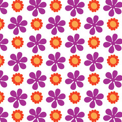 Fototapeta premium seamless pattern with flowers