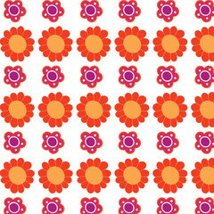 seamless pattern with flowers