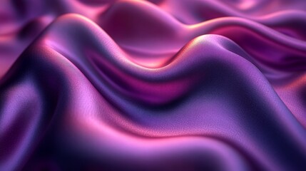 Obraz premium Luxurious Purple Silk Drapery: A Dreamy, Textured Abstract