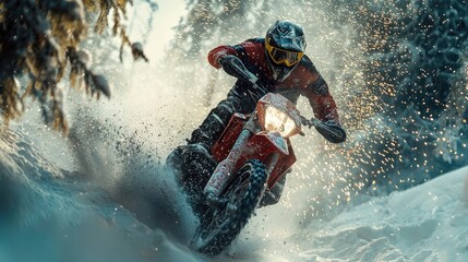 Industrial machines in motion, with sparks flying from the metal as it's cut.