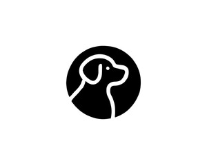 Dog Vector Logo Design Icon illustration