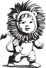 lion head cartoon