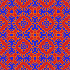 pattern flower damask ethnic boho American ikat texture tribal geometric background mandalas