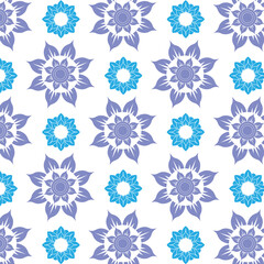 seamless pattern with snowflakes