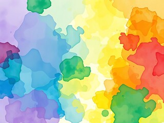 Obraz premium Abstract watercolor doodle background with vibrant colors and intricate designs, artistic, creative