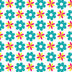 seamless background with flowers