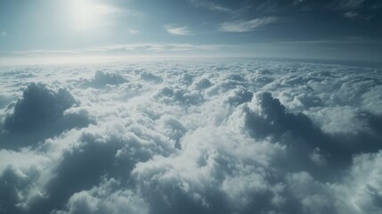 Obraz premium Aerial View of Clouds