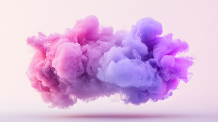 Fototapeta premium Violet smoke