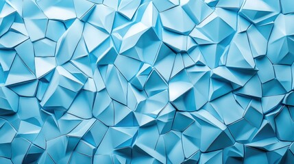 Fototapeta premium Blue Wall with Papers