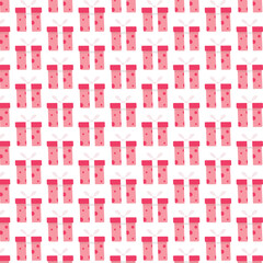 pattern with red hearts