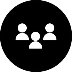 hiring people icon with magnifier showing concept vector isolated on transparent of recruitment, employee search. Containing recruit, human resources, headhunting, candidate, job, occupation