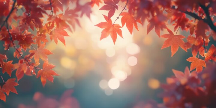 Close-up of tree with red leaves