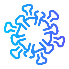 organism Line Gradient Icon