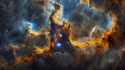 Fototapeta premium Cosmic Nebula: Starbirth & Dust