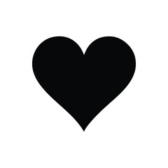 black love heart valentines day