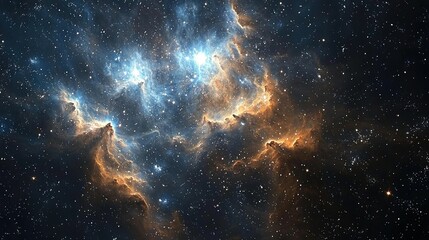 Obraz premium Cosmic Nebula: Celestial Wonders