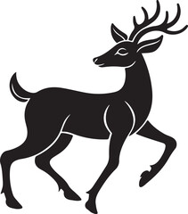 Deer silhouette vector