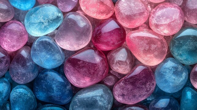 Rainbow clear stone in detail photography.