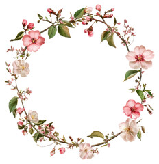 PNG Victorian art blossoms botanical flowers.