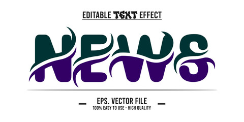 news word typography, vector illustration design, for poster design needs, banners, advertisements, promotions and others. news word made of illustration art letters, eps file