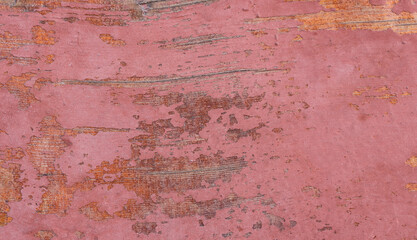 Red old wood with texture