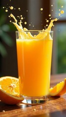 orange juice splash