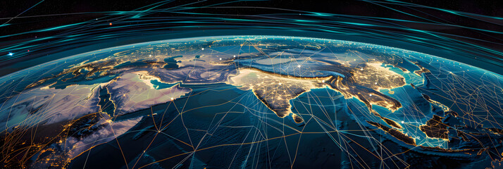 Global Navigation: Visualizing Earth's Lines of Longitude and Their Impact on Mapping and Time Zones