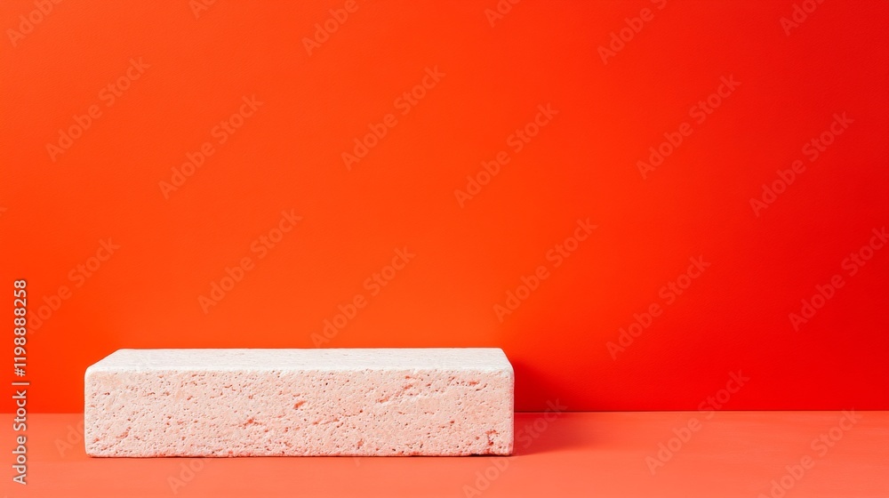 Poster minimalist cosmetic display blank matte bottles on bold monochrome backdrop - sleek packaging visual