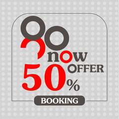 GO NOW 50% OFFER BOOKENG