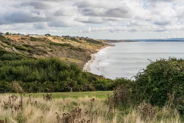 Fototapeten Views of the cliffs and Naish Beach in Highcliffe, Dorset, England, UK © Bernd Brueggemann