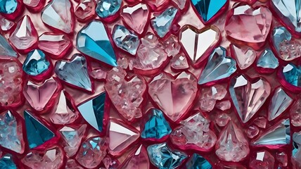 red and blue background valentine's day 2025 event