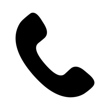 recommend clip art: Black phone call icon for website. Contact us icon for interface