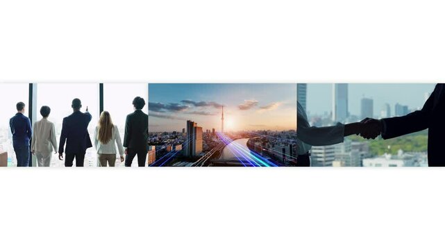 business, challenge, success, goal, collage, teamwork, handshake, shaking hands, outlook, future, society, city, japan, dx, digital transformation, technology, innovation, career, step up, employee, 