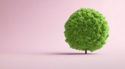 A modern circular logo design featuring a stylized tree in vibrant green hues, symbolizing growth and sustainability, with a clean and minimalist aesthetic, ideal for eco-friendly brands. The logo