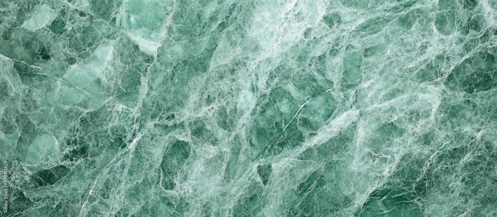 Aufkleber emerald green marble texture with natural patterns and veins suitable for background with copy space