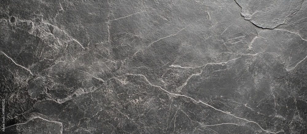 Aufkleber dark textured stone surface with cracks and scratches suitable for background use copy space