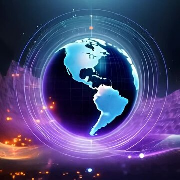 Network Topology Background | Connected Nodes | Interconnectivity | Data Flow | Digital Nexus
