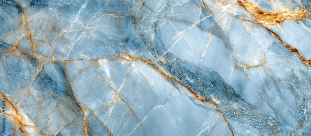 Poster blue marble texture with golden veins suitable for background use and design projects featuring ampl