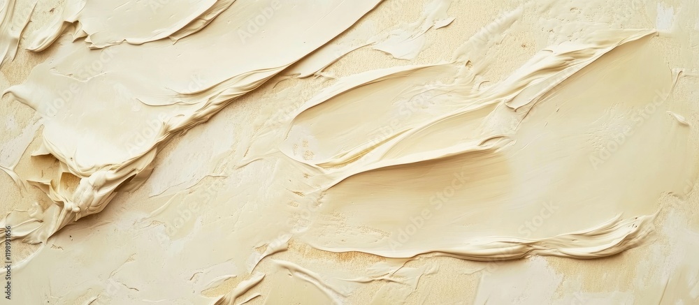 Poster creamy textured surface with light beige color and distinct strokes suitable for various design appl