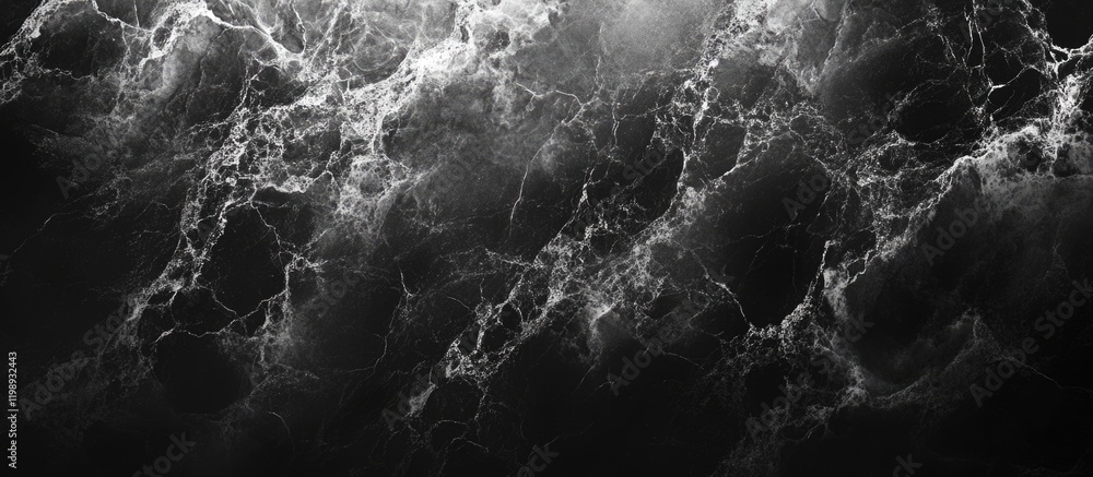 Poster abstract black and white texture of smoky clouds with dramatic lighting and organic patterns suitabl