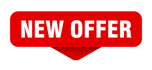 new offer sticker. new offer sign on transparent background